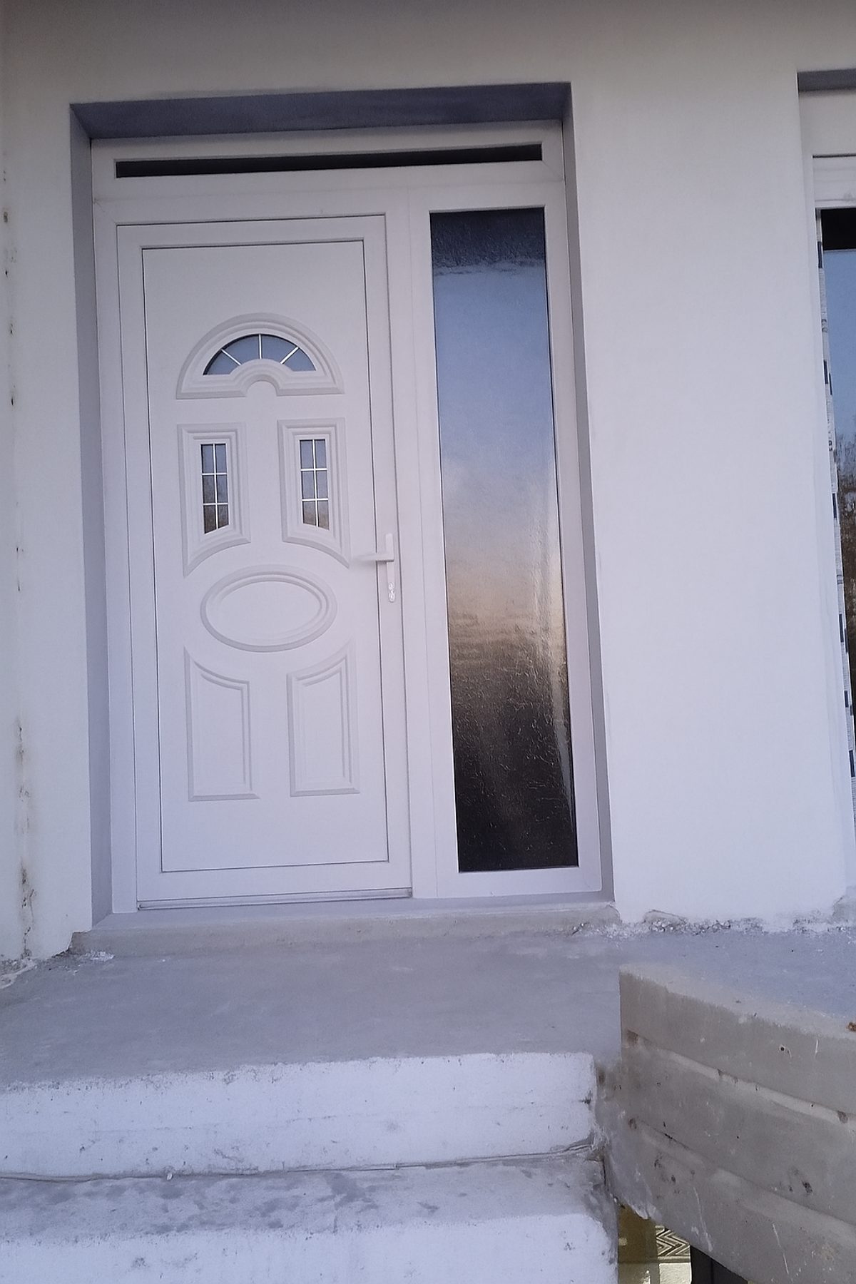 Κύρια πόρτα εισόδου PVC πολυκατοικία